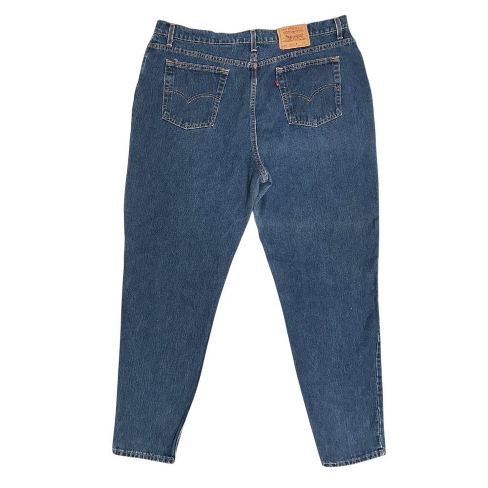Vintage Levi Strauss 550 Relaxed Fit Tapered Leg Jeans Denim Size 24W Long - Picture 2 of 8